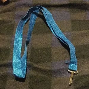 Blue lanyard